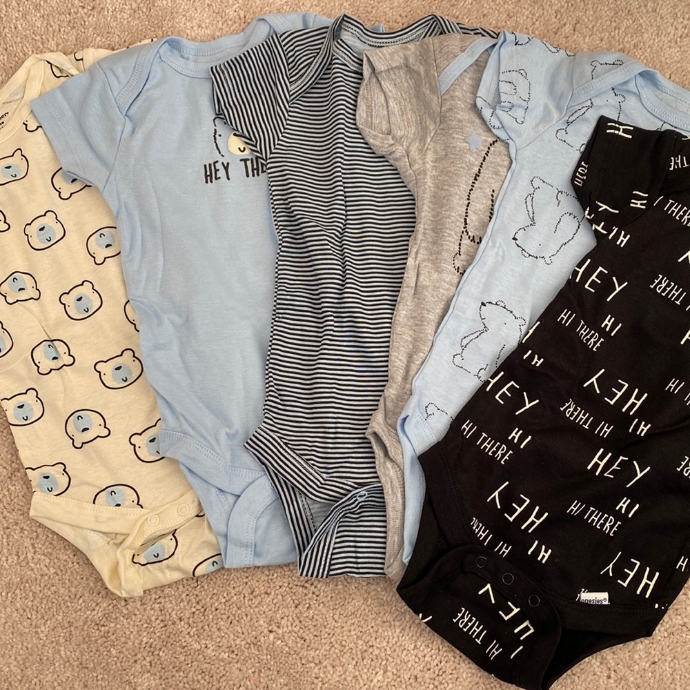 Baby Gerber 6 Piece Onesie Set